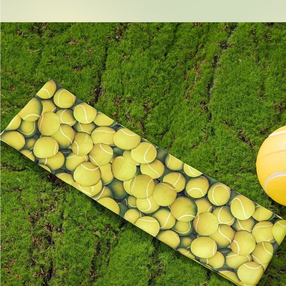 Tennis Ball Pattern Hair Styling Headband